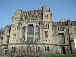 historical building of Hydroelectric power plant, italy, Trezzo