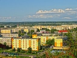 fordon slope view residential area urban architecture