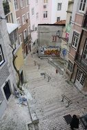 staircase in Lisbon, Portugal