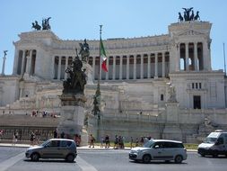 Historically monument in Rome city