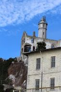 architecture on the island of alcatraz