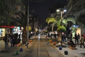 night street in istanbul