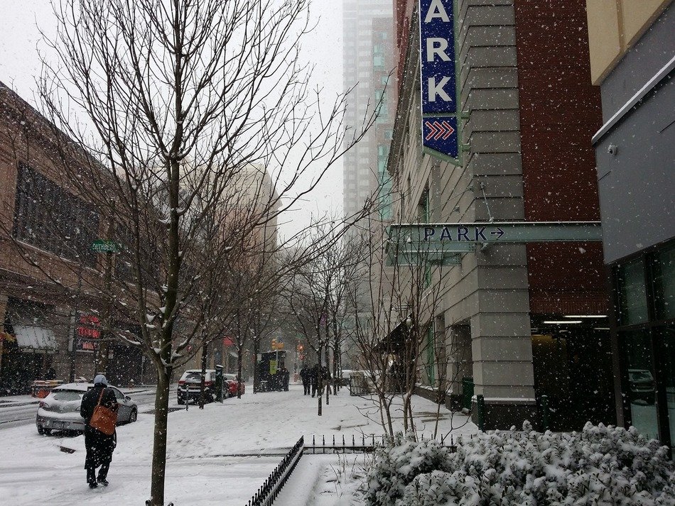 Winter landscape of Philadelphia