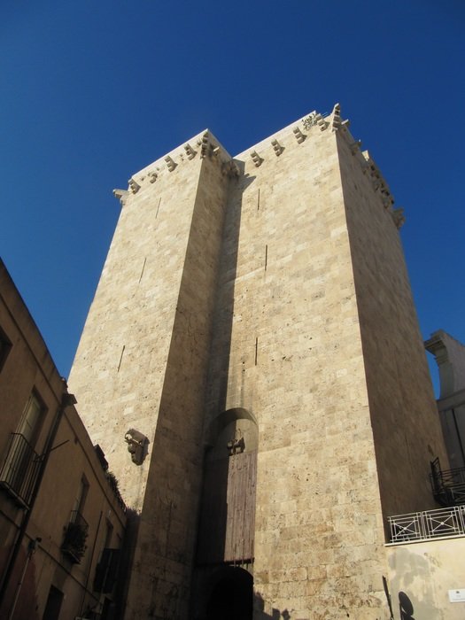 Elephant Tower is a medieval tower in Cagliari, southern Sardinia