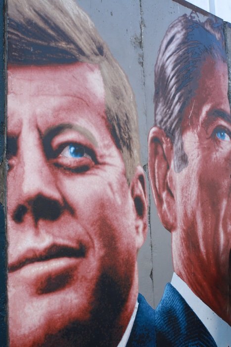 portrait of the president on the wall in los angeles