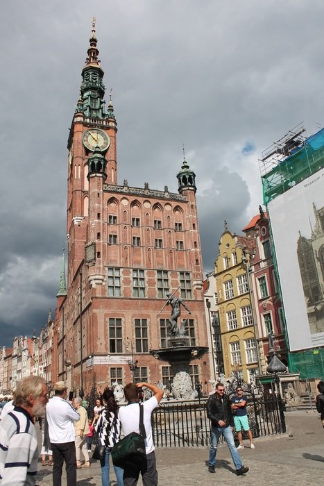 The town hall in the city