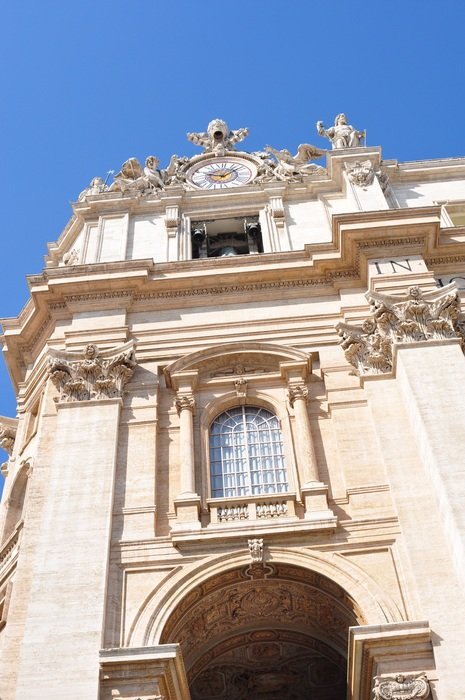 ancient architecture of rome close up