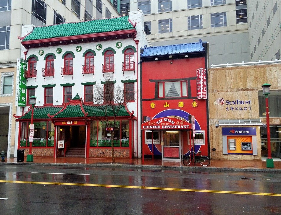 Bright Chinatown in Washington DC