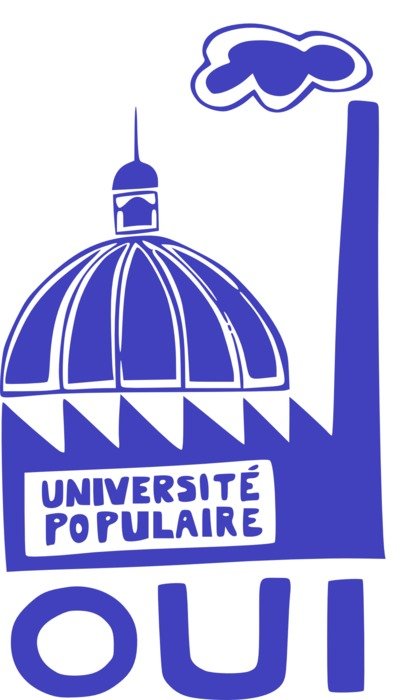 university populaire oui poster drawing