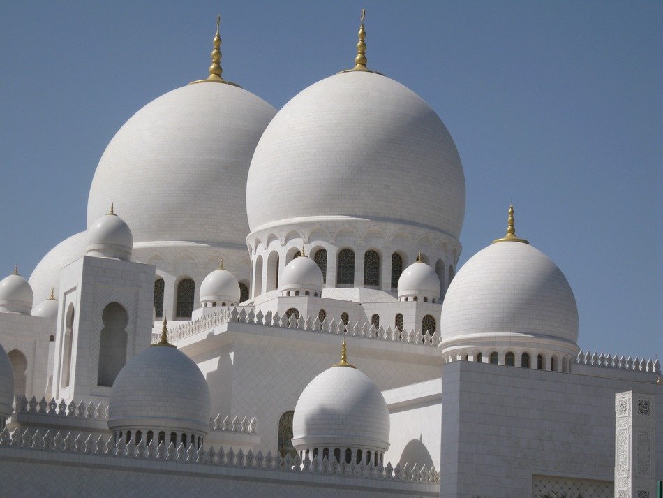 white muslim mosque