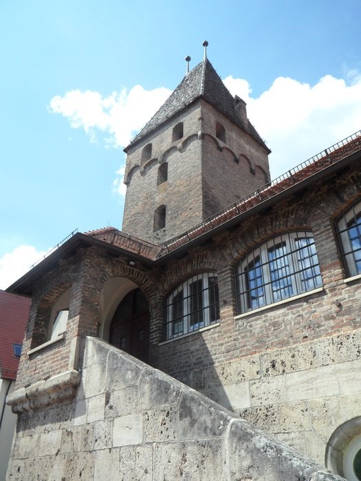 tower on the old building