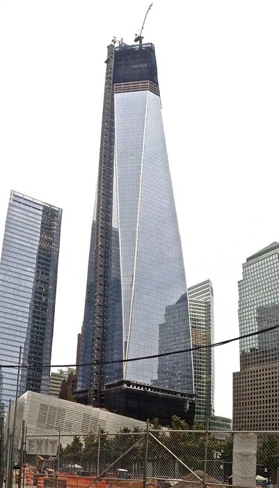 skyscrapers with spiers in new york