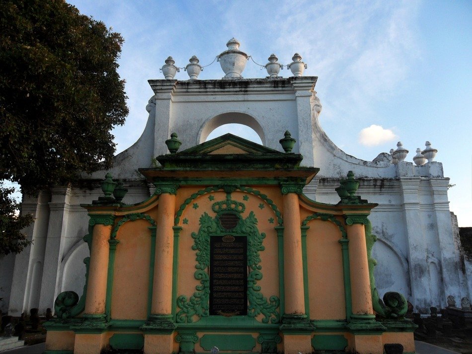 Historic makam asta tinggi building