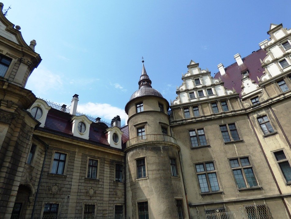 Moshno Castle in Poland