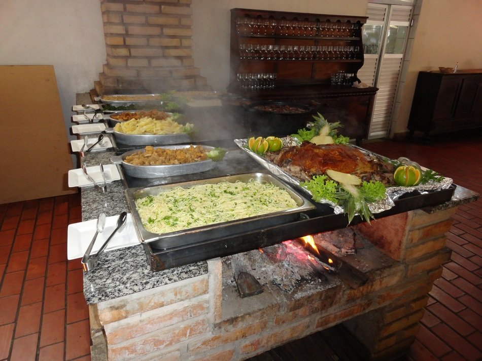 Home food in restaurant