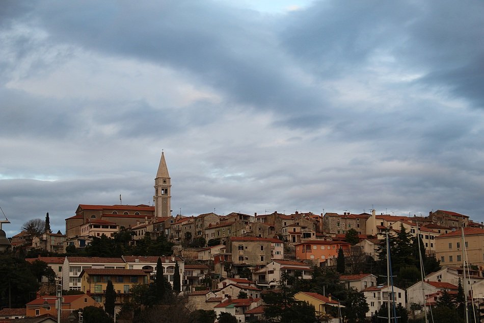 vrsar istria old town in croatia