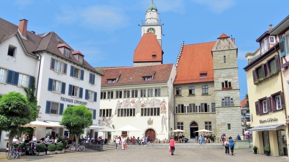 shopping street in &Uuml;berlingen