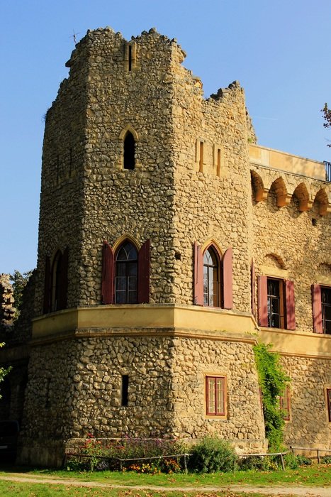 ruins of a tower in the Czech Republic