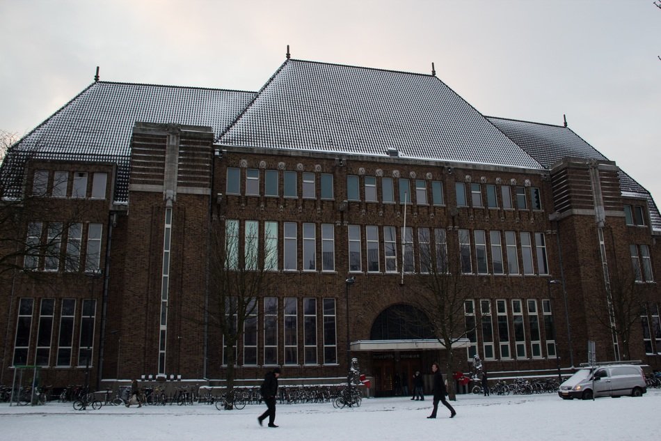 large building of post in utrecht