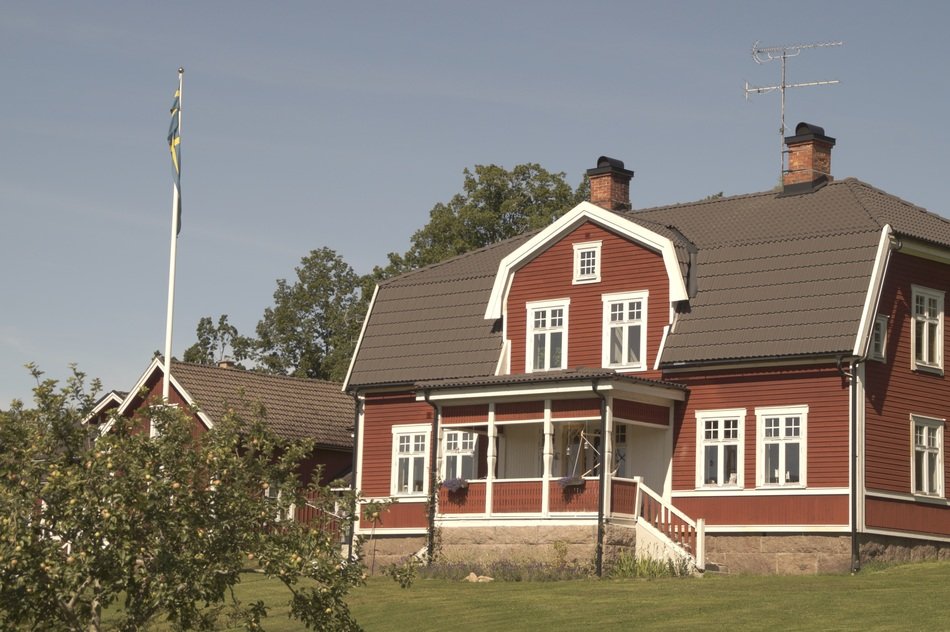 Nice house in summer time in smaland