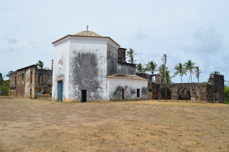 castle on the beach in brazil