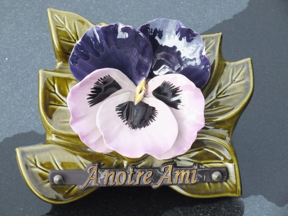 Flower statue