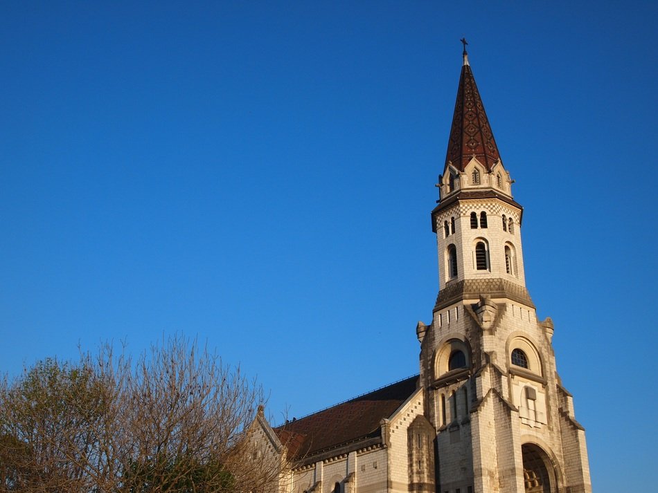 beautiful cathedral in Annecy