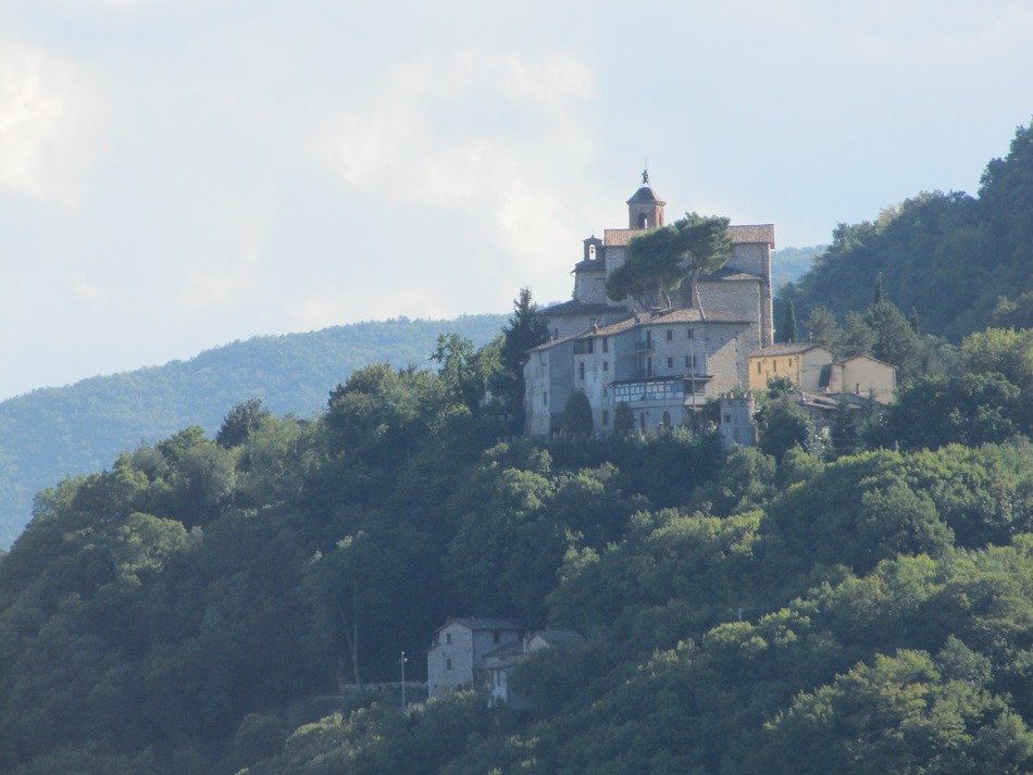 small town on the mountain