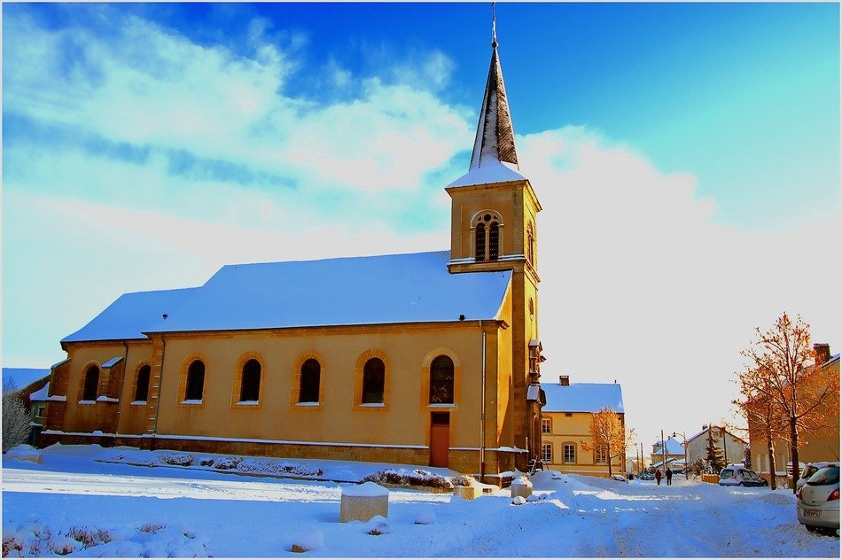 snow ice church