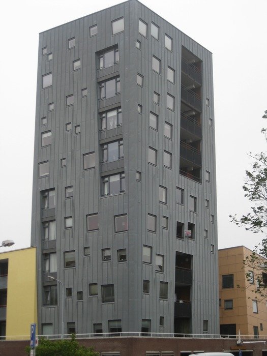 crooked high building in Vlissingen
