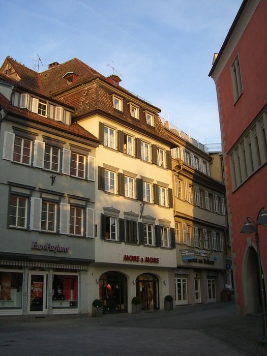 buildings in the old town in Ravensburg