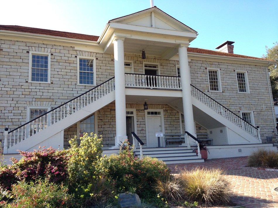 colton hall facade in california