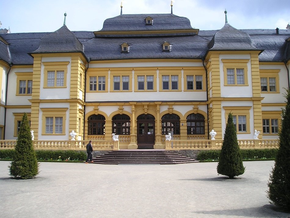 romantic building facade in bavaria