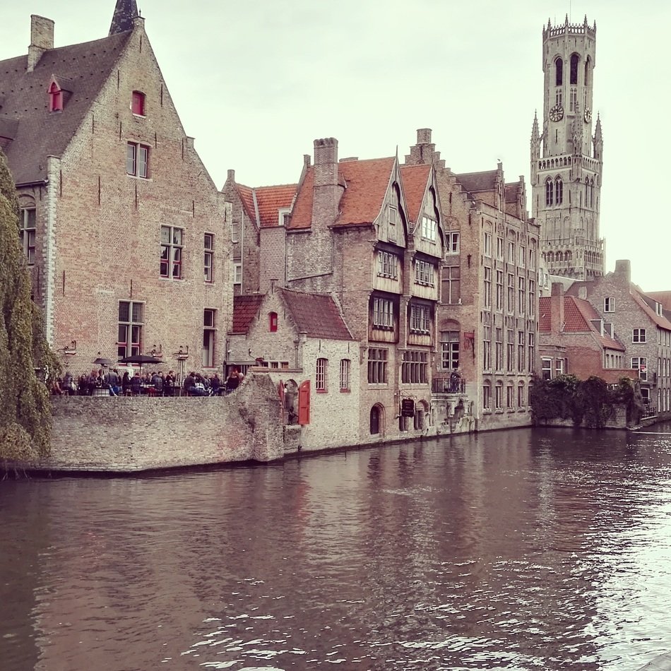 channels in Bruges