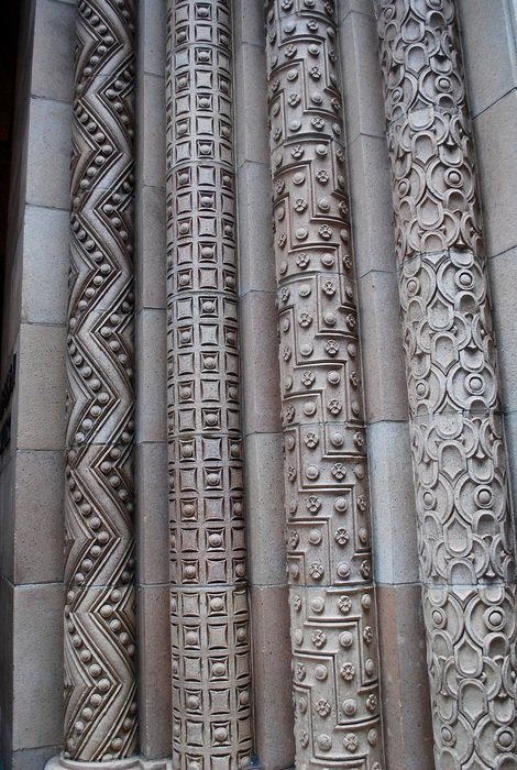 engraving on columns