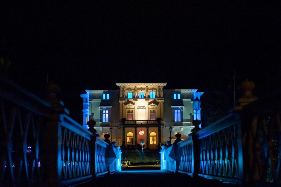 night lighting of the castle