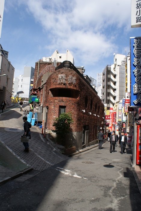 man on the road in japan