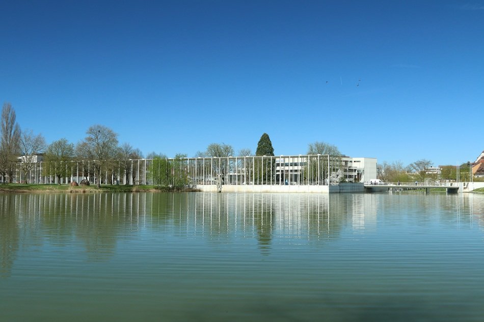 upper lake in Boblingen at the daytime
