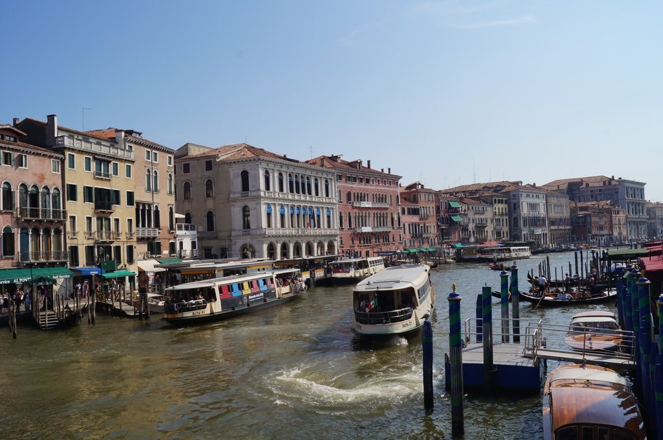 Boats in the Venice,Italy