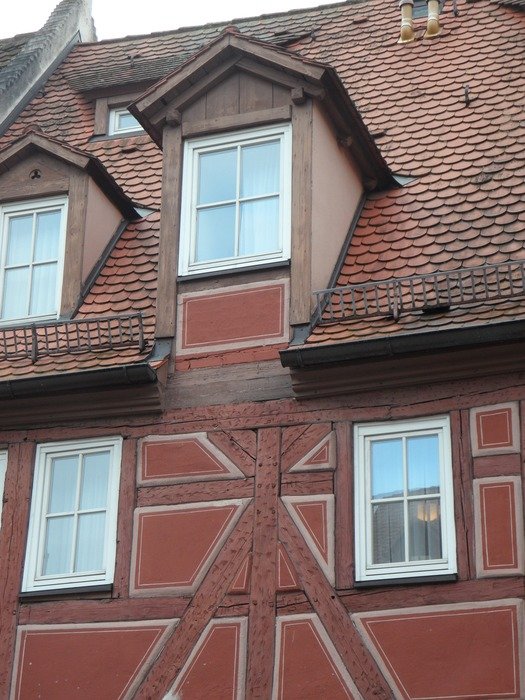 facade of a farm in Nuremberg