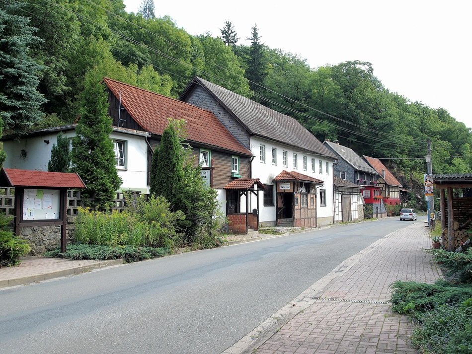 street in the village of altenbrak