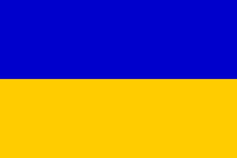 clipart of the Ukrainian flag