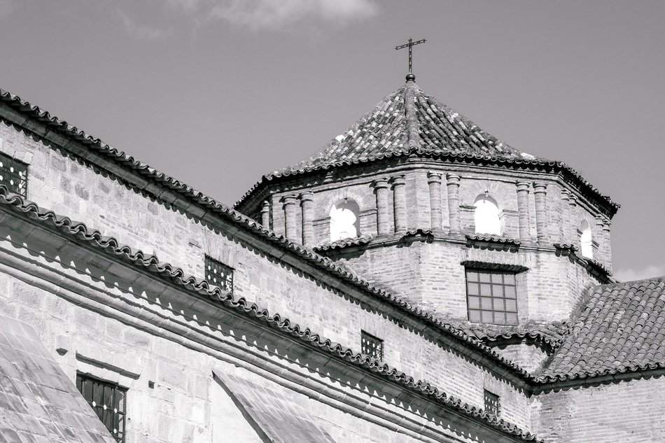 stone facade of the Church