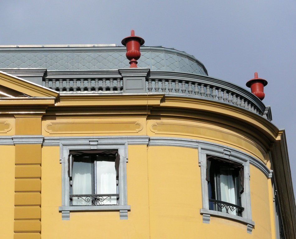 Roof of the Hotel Des Indes