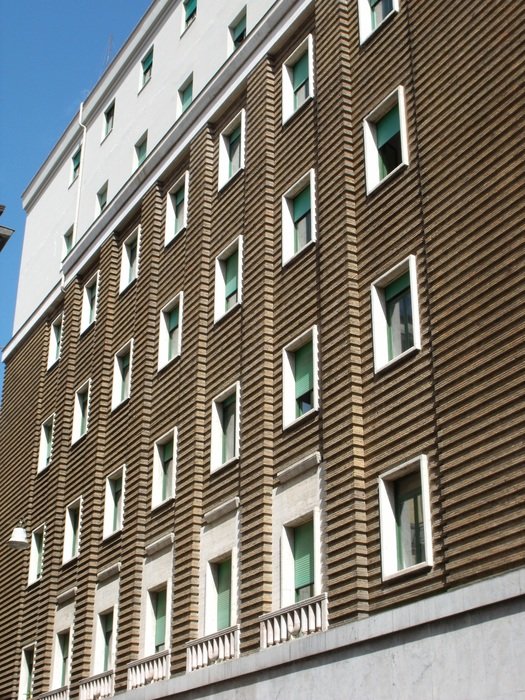 facade of a building in naples