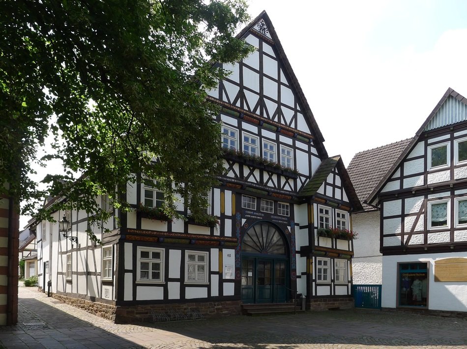 beverungen, historic cultural heritage front view
