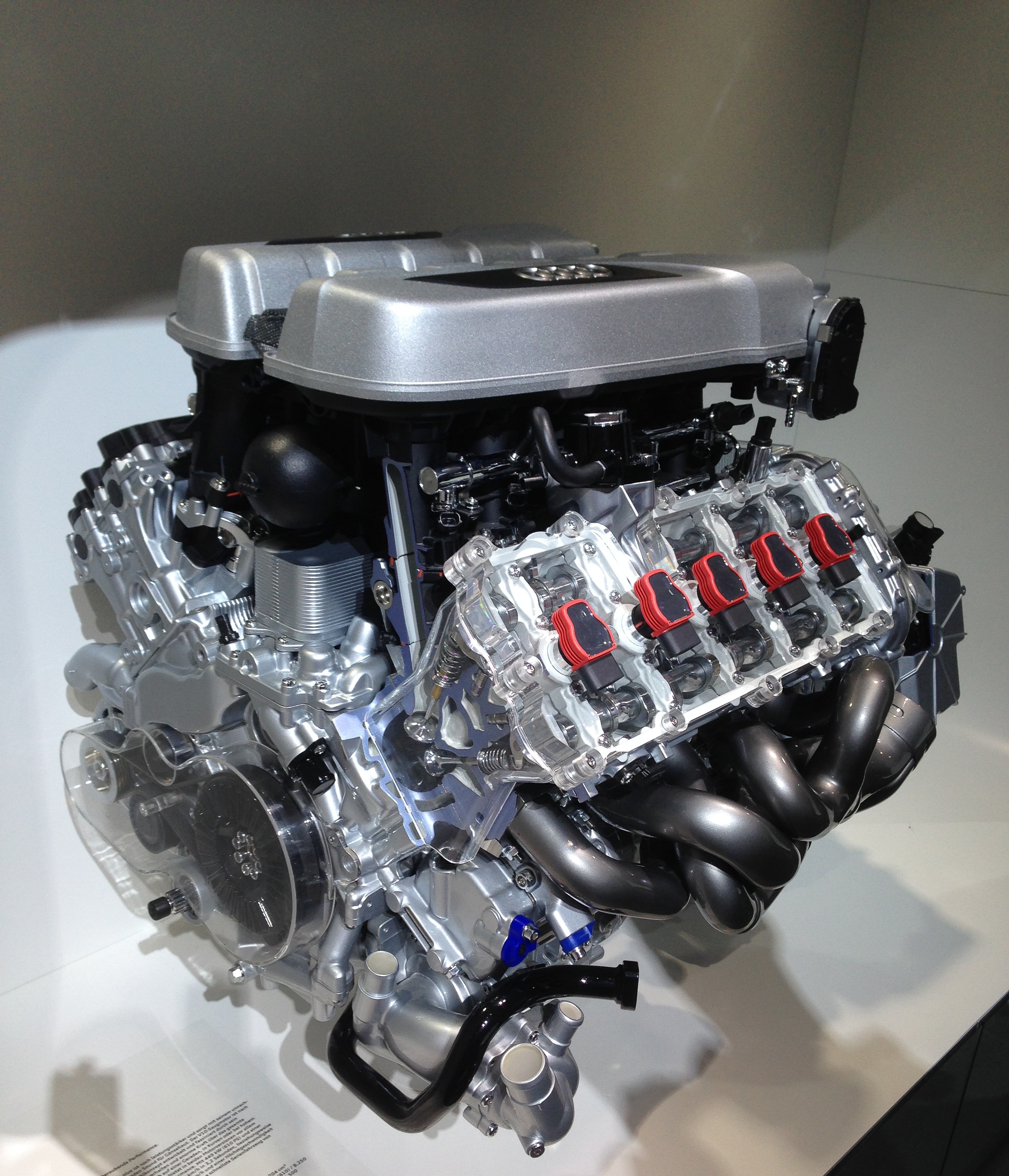 The cylinders of a car engine free image download