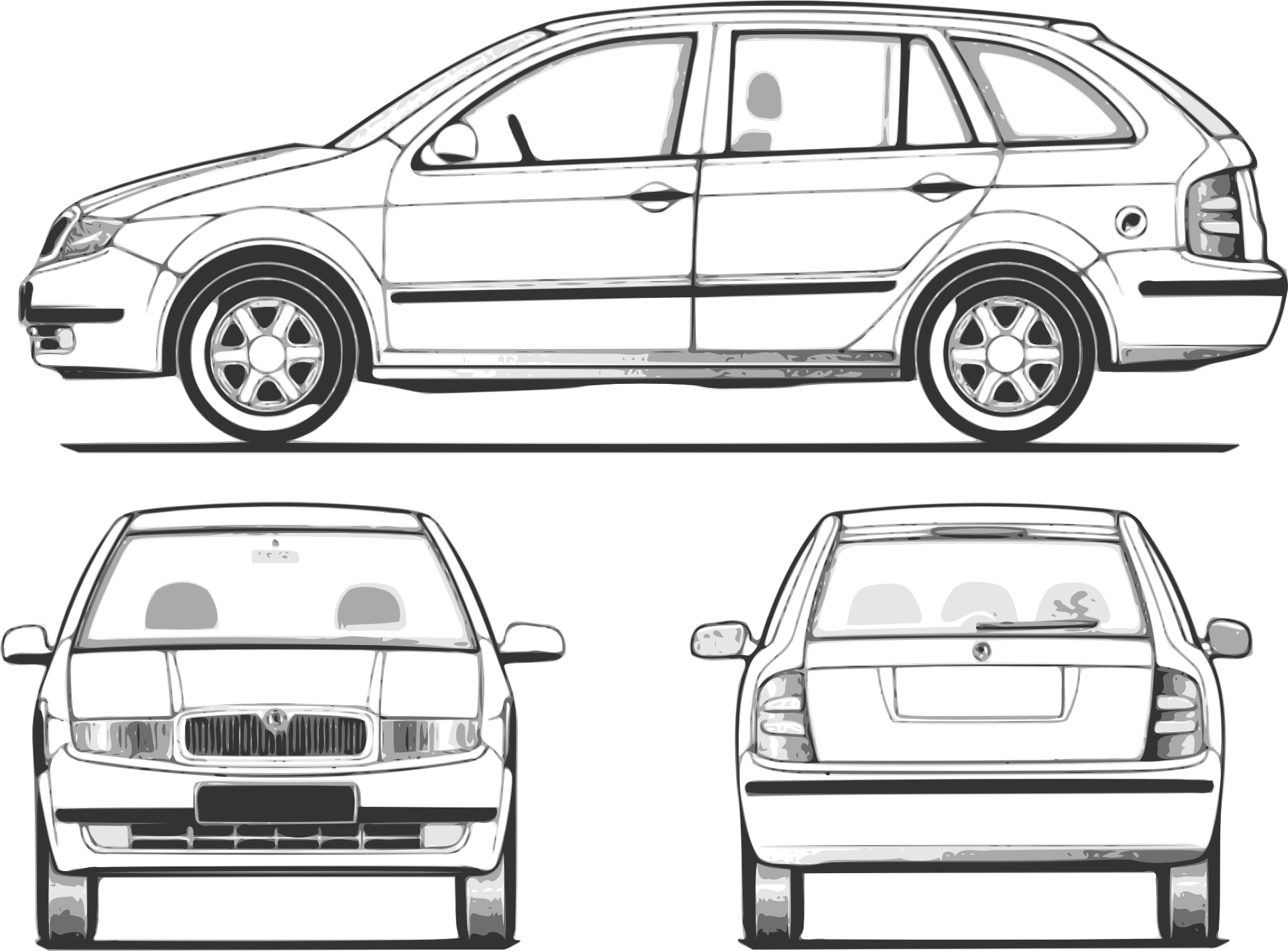 Автомобиль схематично. Skoda Octavia универсал чертеж. Skoda Fabia Blueprint. Skoda Octavia a4 Blueprints. Skoda Fabia 2007 чертеж.