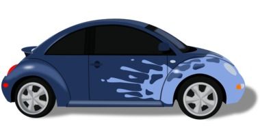 beetle car drawing