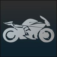 sport bike silhouette drawing